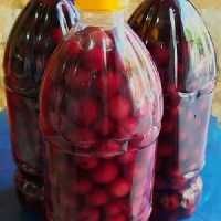 ترشی آلبالو بطری کاملا بهداشتی و ارگانیک و بسیار خوشمزه