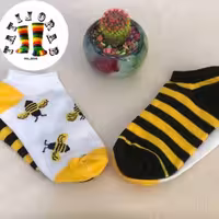 جوراب طرح زنبور ( تابه تا)