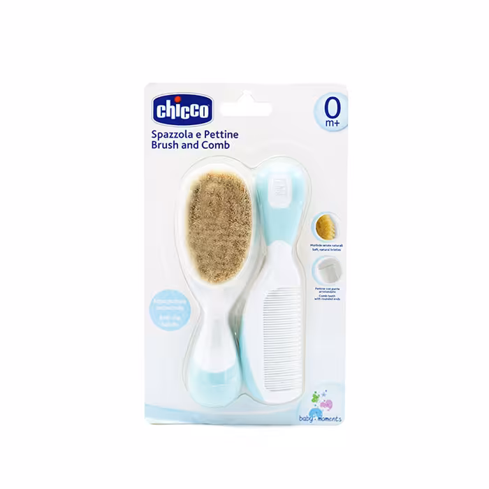 ست شانه و برس الیاف طبیعی چیکو chicco