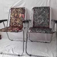 صندلی ساحلی 9 فنر پارچه نانو برزنت دارای فوم می باشد 