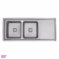 سینک ظرفشویی استیل بیمکث مدل 843 توکار