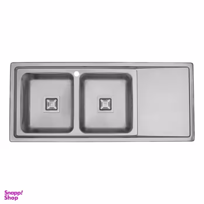 سینک ظرفشویی استیل بیمکث مدل 843 توکار