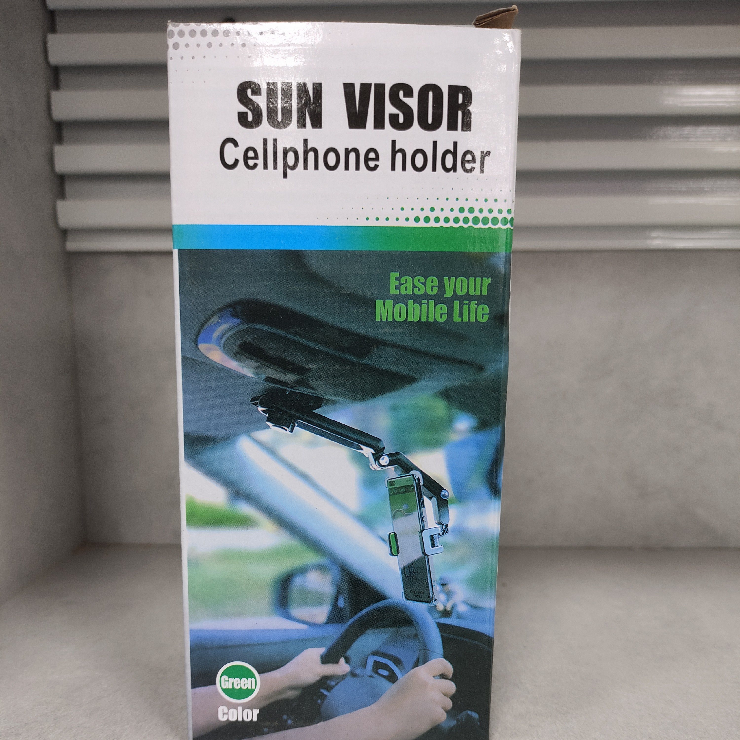 هلدر ماشین گیره ای SUN VISOR اتصال به سقف ماشین و تاشو و قابل تنظیم