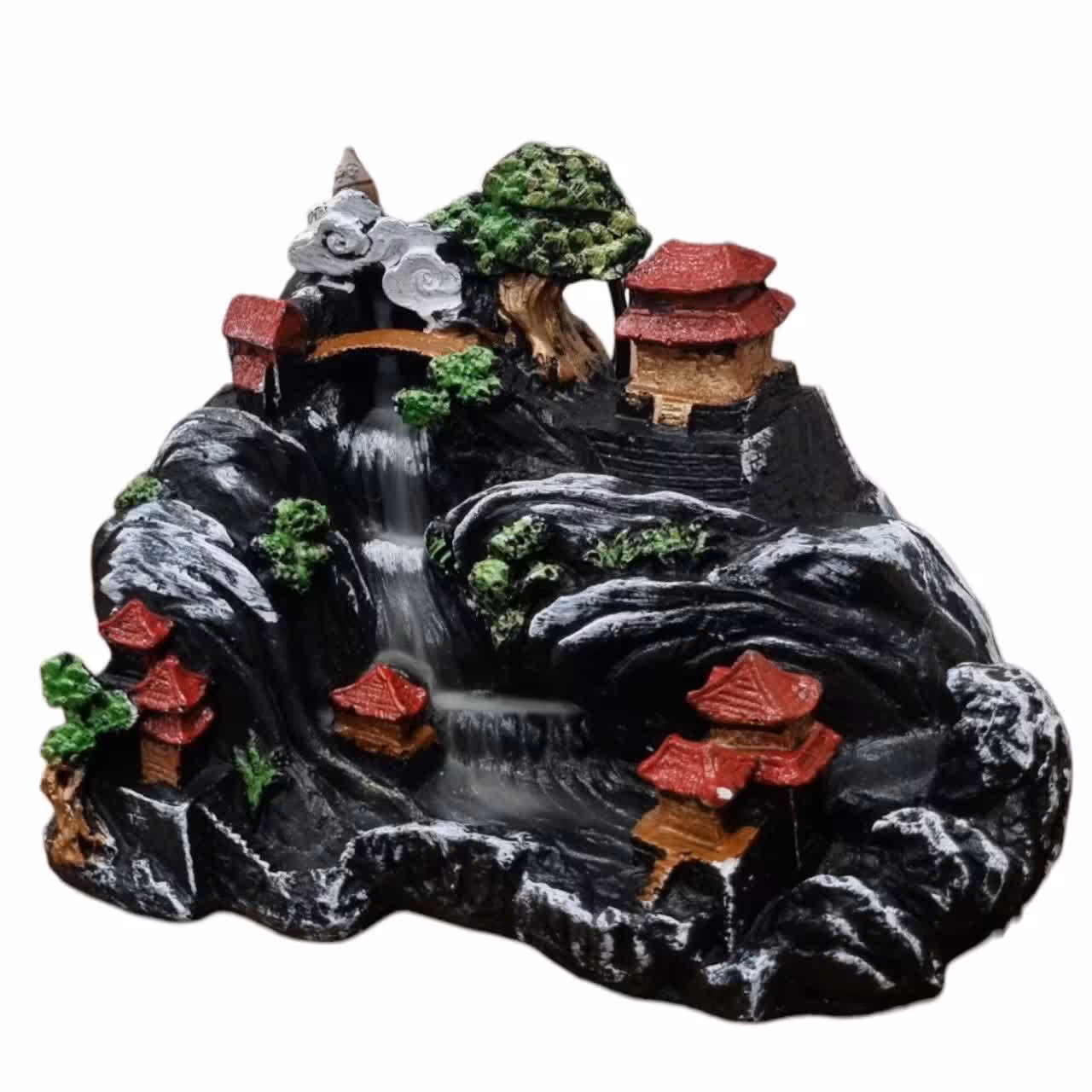 عود جا عود جا عودی جاعودی آبشاری جاعودی ابشاری طرح 6 صخره های ژاپنی سایز بزرگ پلی استر