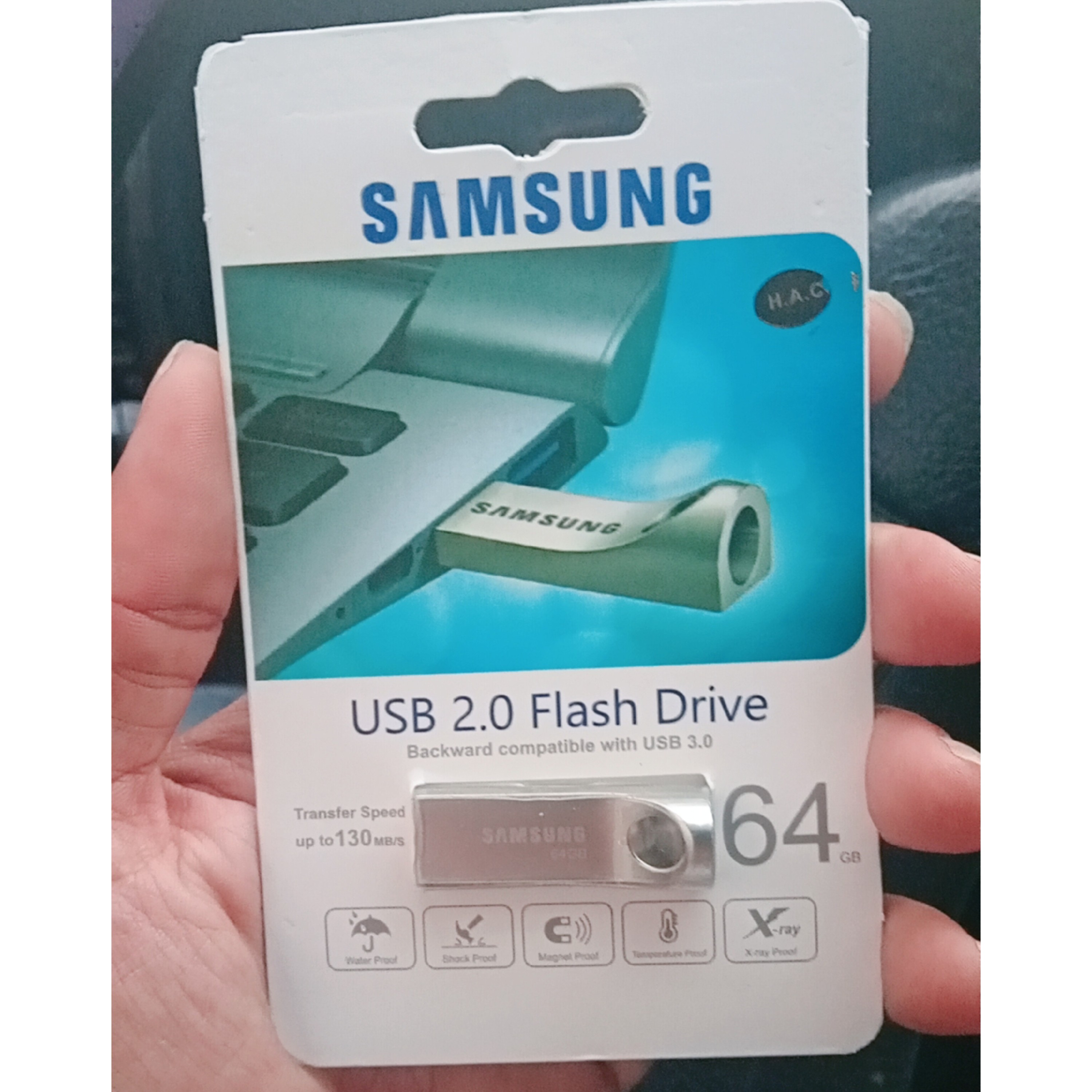 فلش 64 گیگ سامسونگ فلزی شیک گارانتی مادام تعویض درجا