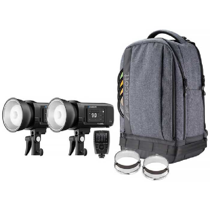 کیت فلاش وسکات مدل Westcott FJ400 II 400Ws Touchscreen Strobe with FJ-X3 S Trigger for Sony (2-Light Backpack Kit)