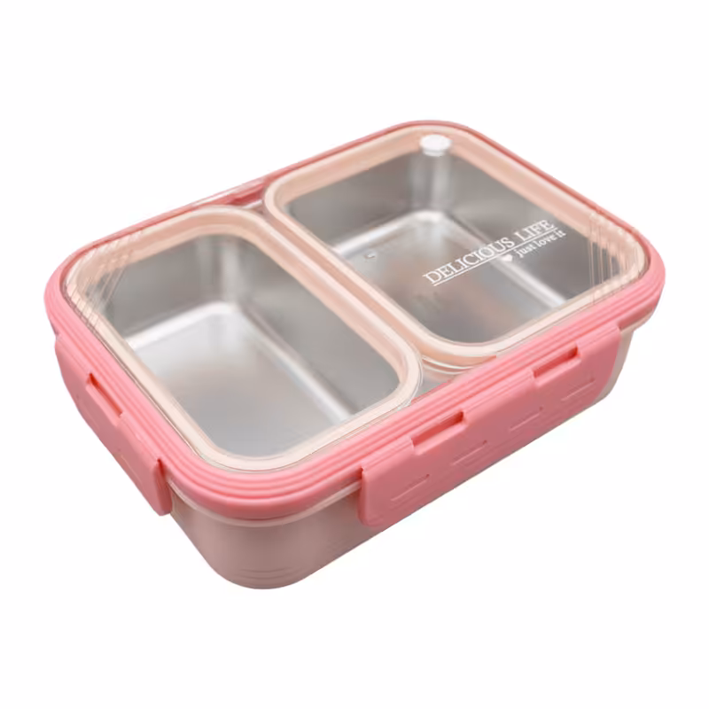 ظرف غذا لانچ باکس مدل 2Box-Lax Son ظرفیت 700 میلی لیتر