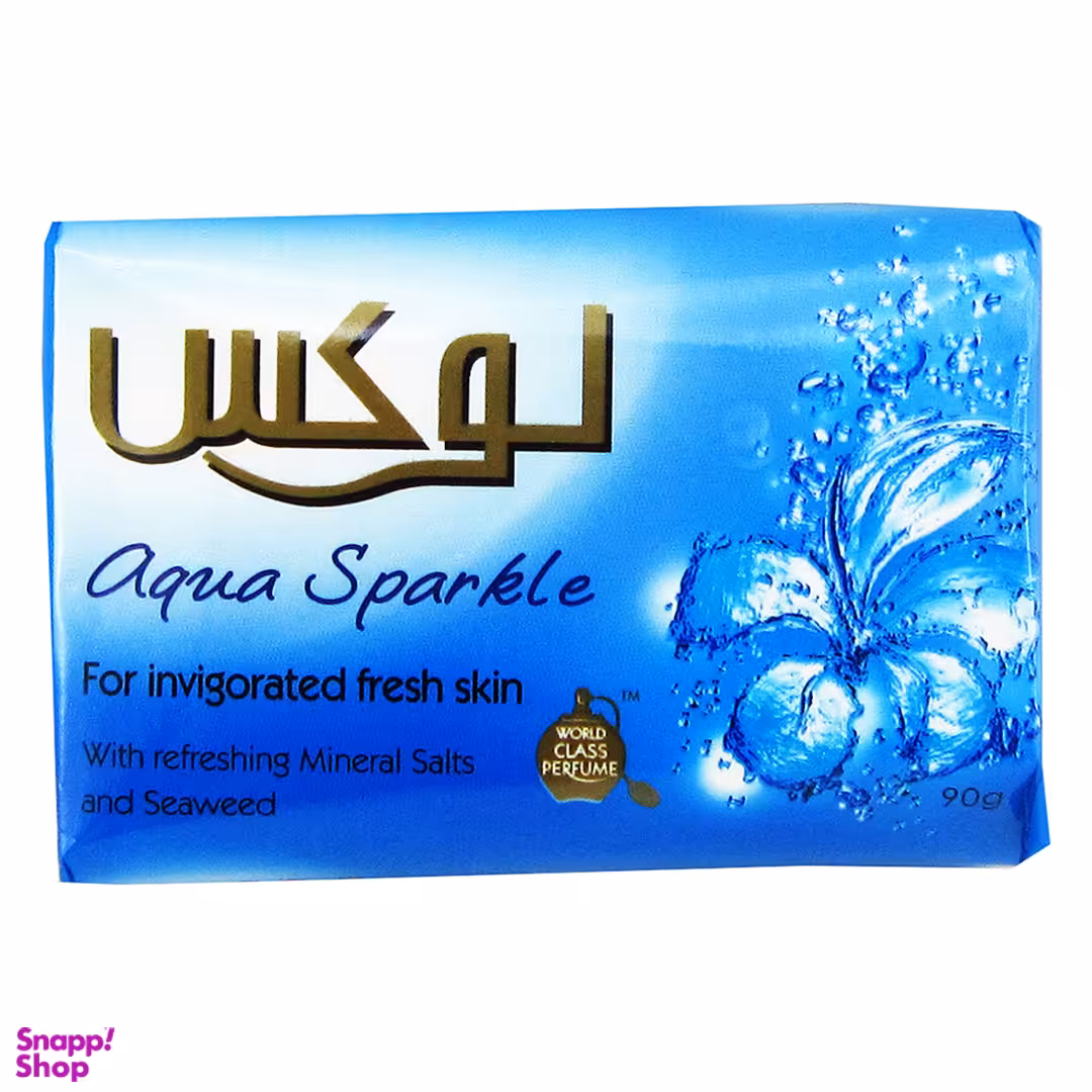 صابون نیلوفر آبی و ترنج لوکس مدل Aqua Sparkle وزن ۹۰ گرم