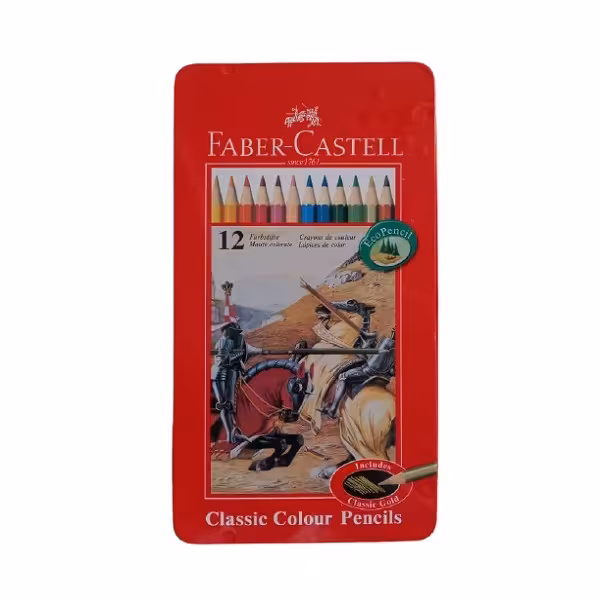 مداد رنگی 12 رنگ فابر کاستل کد 209