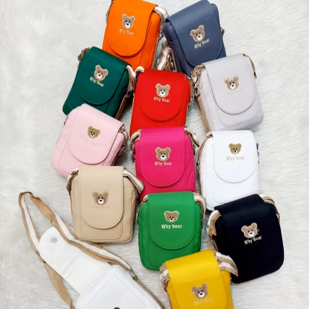 کیف دخترانه خرسی