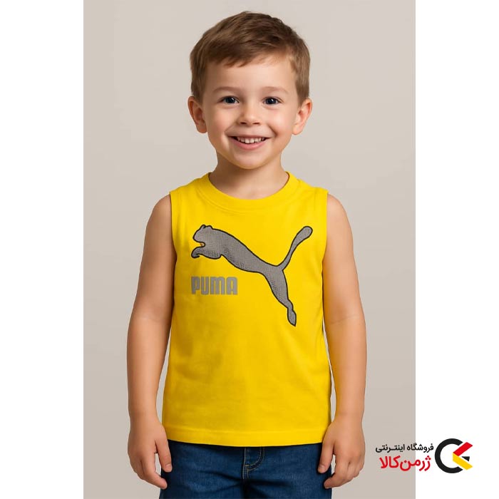 تاپ زرد بچگانه سایز 3 سال