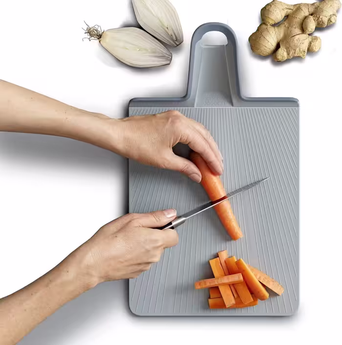 تخته برش دو حالته جوزف جوزف آبی Chop2Pot™ Plus Blue Folding Chopping Board