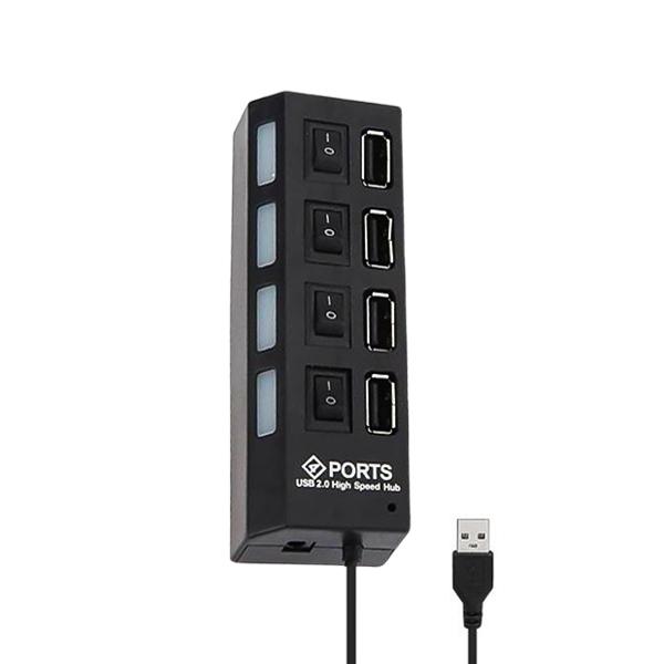 هاب 4 پورت آداپتورخور USB20 مدل Smart کلیددار