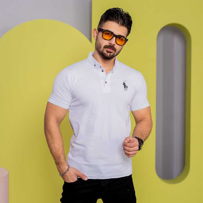 تیشرت POLO مردانه سفید مدل Havino