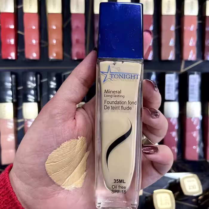 کرم پودر کاور سنگین برند تونایت To night بدون روغن 35 میلی لیتر spf15  کد102 | amazonchi