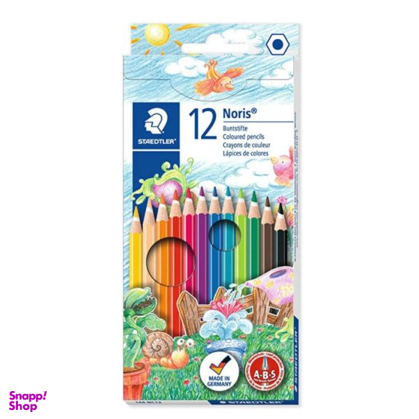 مداد رنگی 12 رنگ استدلر مدل 943