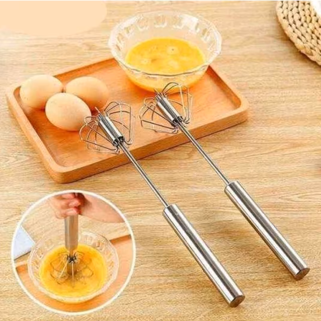 همزن فشاری  و چرخشی دستی استیل مخصوص آشپزی و قنادی  