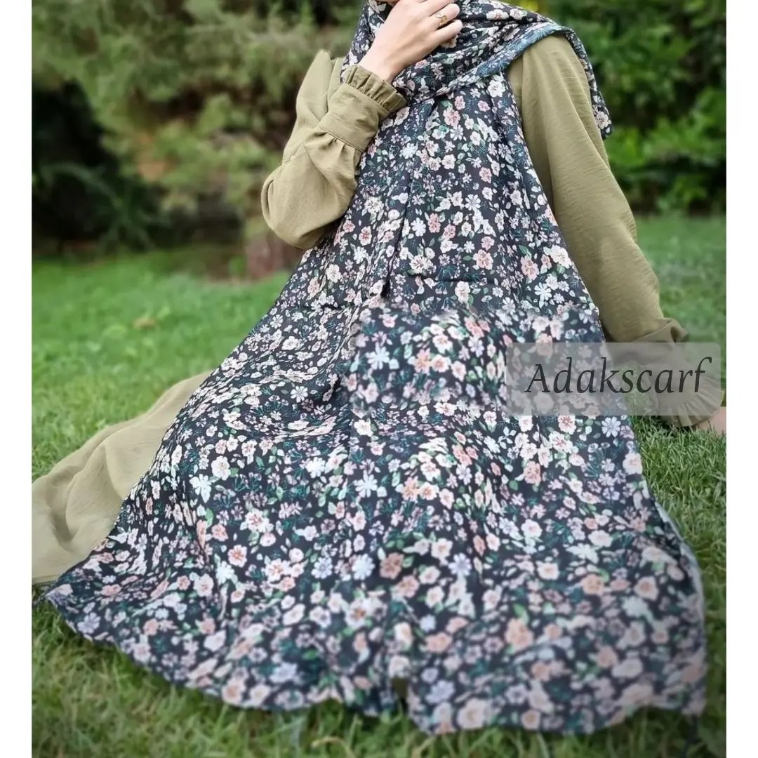 شال نخ ژاکارد اعلا گل گلی
