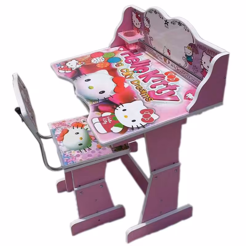خرید میز و صندلی تحریر کودک طرح کیتی مدل MDF