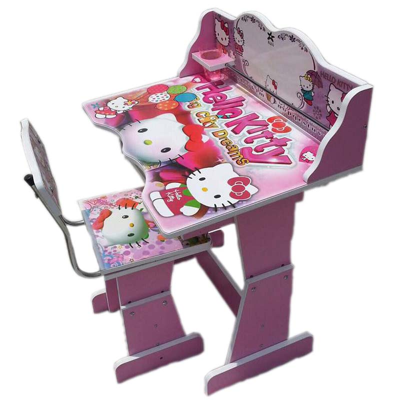 خرید میز و صندلی تحریر کودک طرح کیتی مدل MDF
