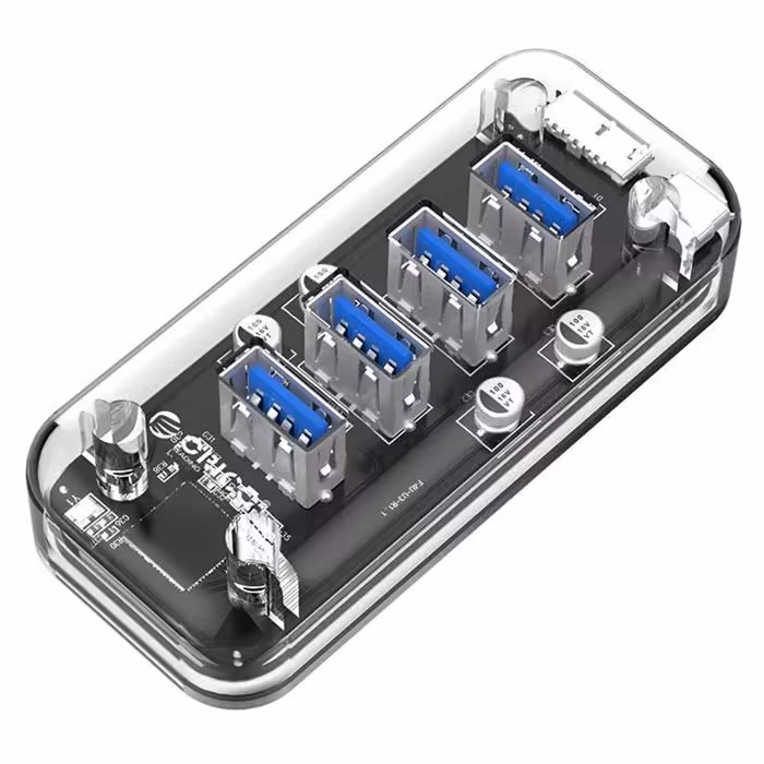 هاب یو اس بی شفاف رومیزی اریکو مدل F4U-U3