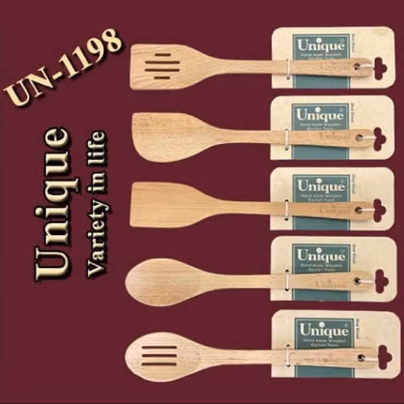 سرویس کفگیر ملاقه چوبی یونیک UN-1198