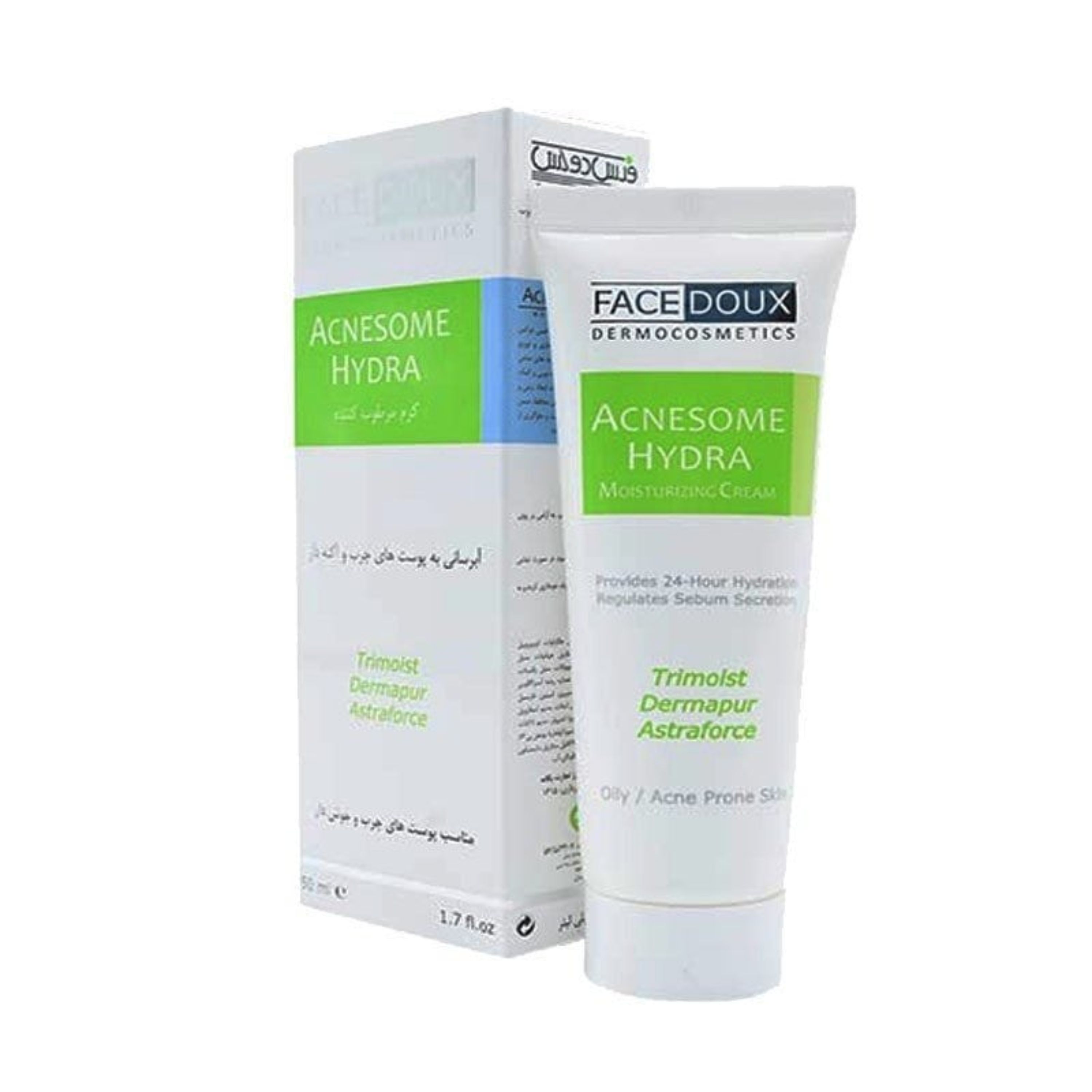 کرم مرطوب کننده فیس دوکس سری Acnesome مدل HYDRA حجم 50 میلی لیتر