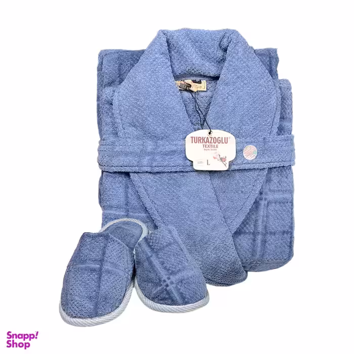 سرویس حوله پالتویی 2 تکه ترک آز طرح مارتا سایز 125