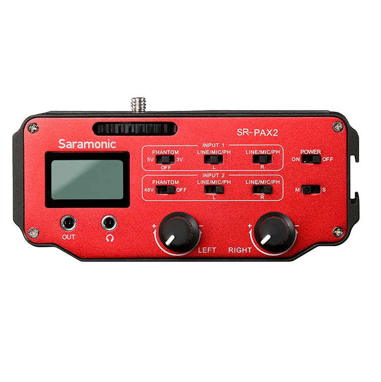 میکسر صدا دوربین سارامونیک مدل Saramonic Two-Channel Active Audio Mixer SR-PAX2