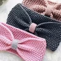 همدبند بافتنی  دخترانه و زنانه  درطرح ها و رنگ های  مختلف  