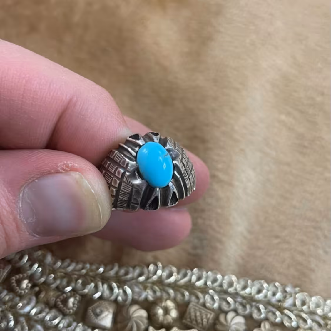 انگشتر فیروزه پاک