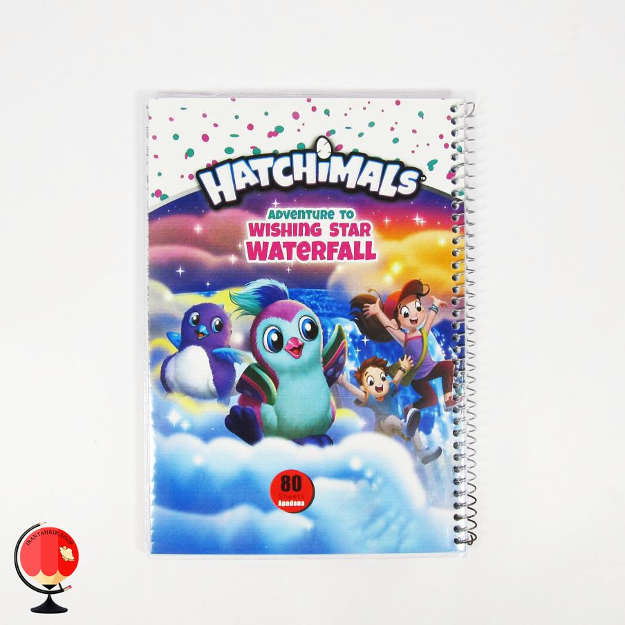 دفتر مشق 80 برگ سیمی مجلد طرح هچیمال آپادانا