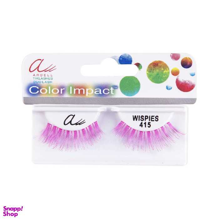 مژه رنگی نخ نامریی صورتی 415