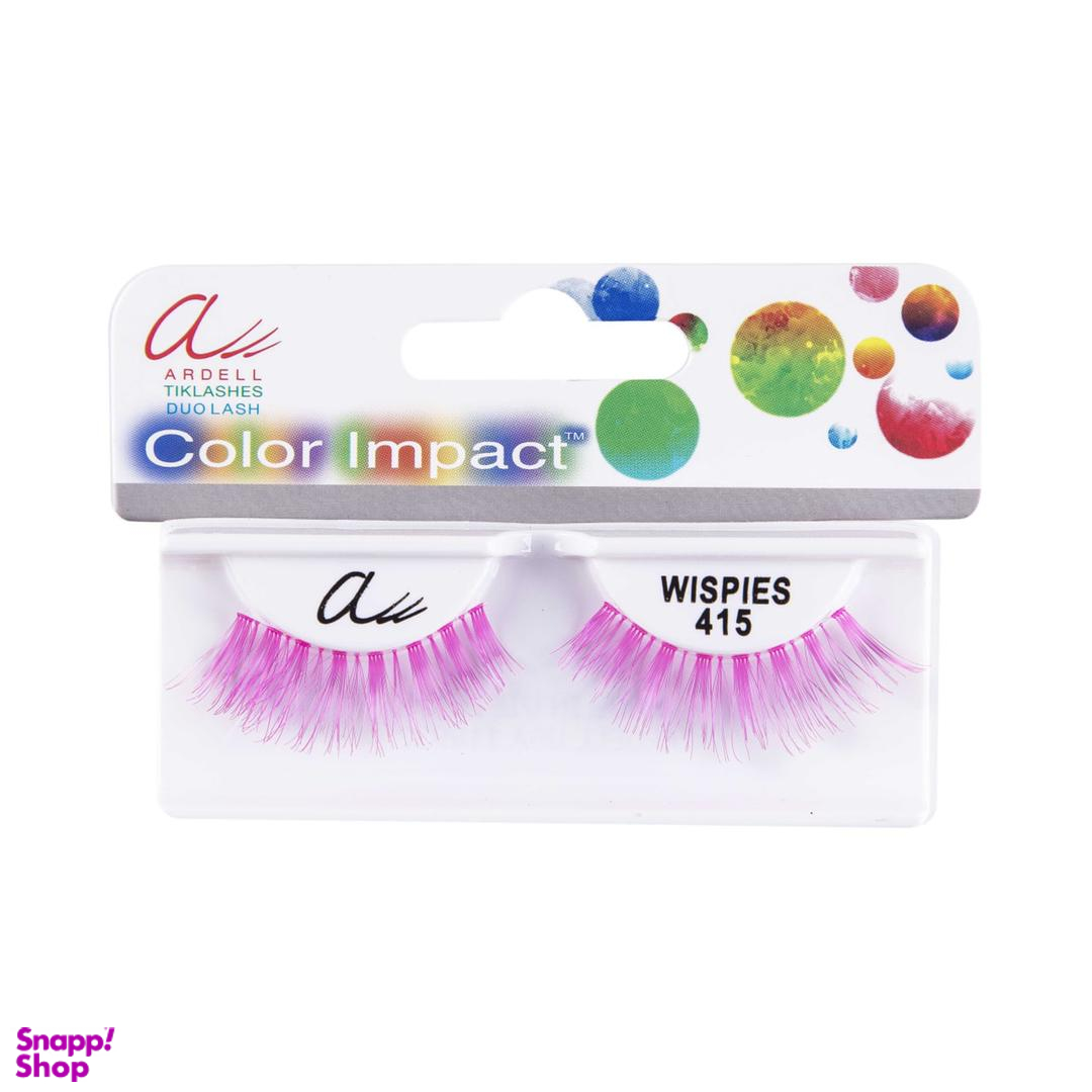 مژه رنگی نخ نامریی صورتی 415