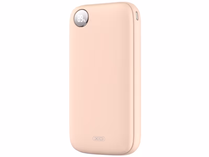پاوربانک 20000 میلی‌آمپرساعتی شارژ سریع ایکس او XO PR145 20000mAh PD 20W   QC 22.5W digital fast charging power bank (صورتی)