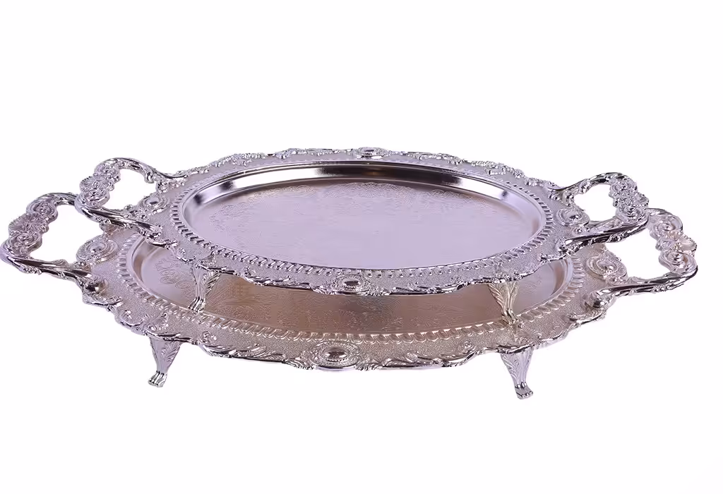 سینی بیضی پایه دار 381