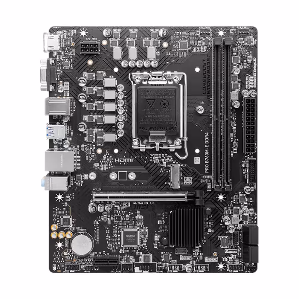 مادربرد ام اس آی MSI Pro B760M-E DDR4