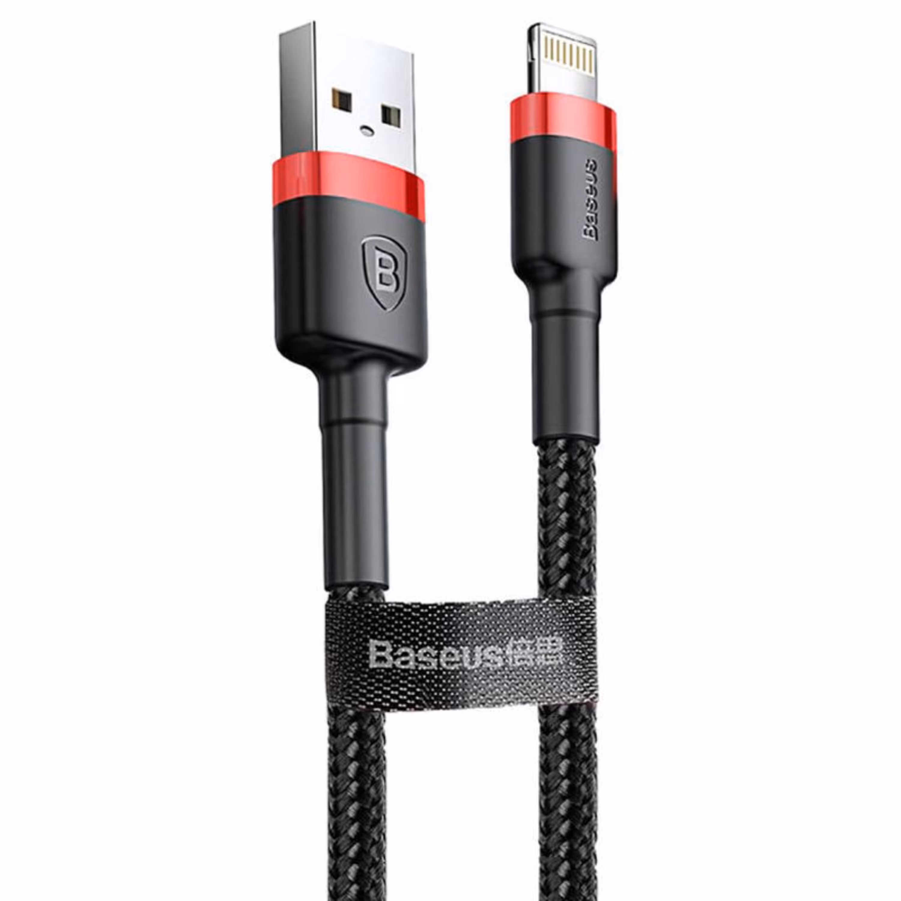 کابل کنفی آیفونی Baseus Cafule CATKLF-B 2.4A 1m