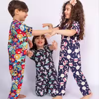 بلوز شلوار (دوتیکه) نخی راحتی خانگی نایس