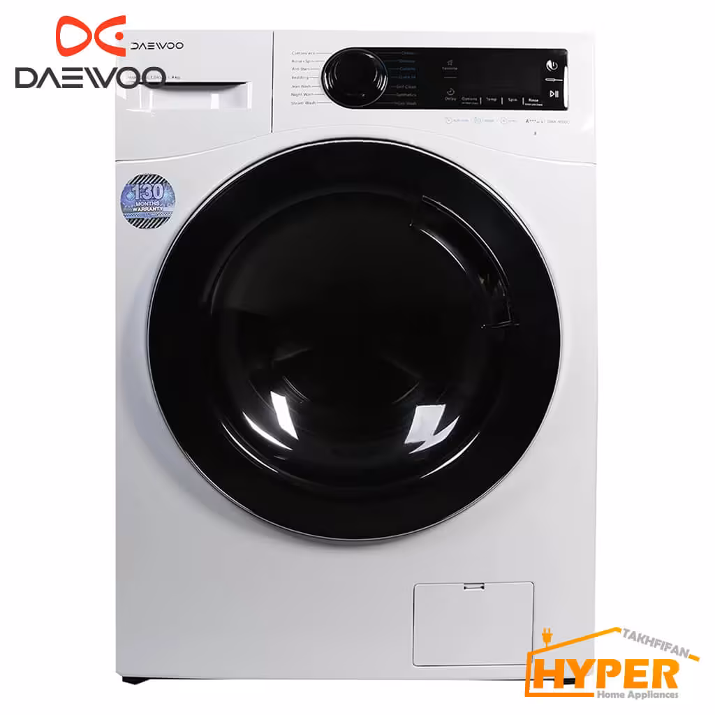 ماشین لباسشویی دوو DWK-SE990C سفید 9 کیلویی سری سنیور