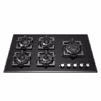 اجاق گاز صفحه شیشه مدل چدن M5 پلوپز کنار 