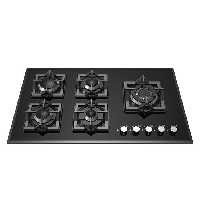 اجاق گاز صفحه شیشه مدل چدن M5 پلوپز کنار 