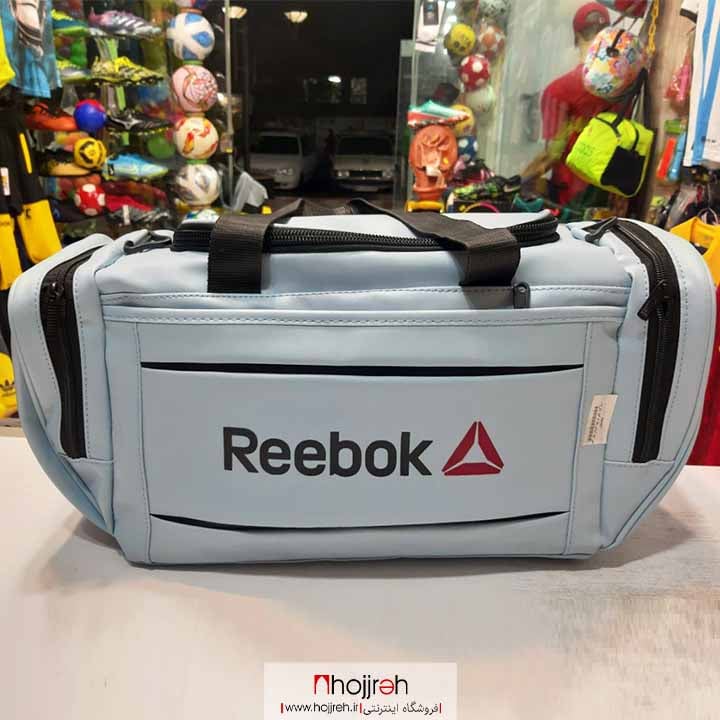 اطلاعات ، قیمت و خرید ساک ورزشی ریبوک REEBOK چرمی آبی روشن کد VM422