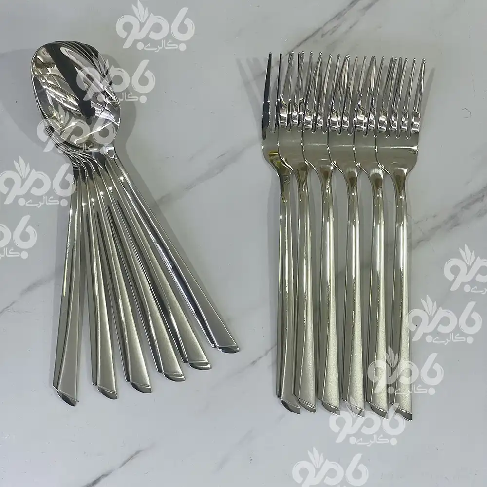 قاشق چنگال تمام استیل یونیک جعبه سفید