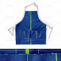 موکاپ پیش بند آشپزی | گرافیک با طعم تربچه