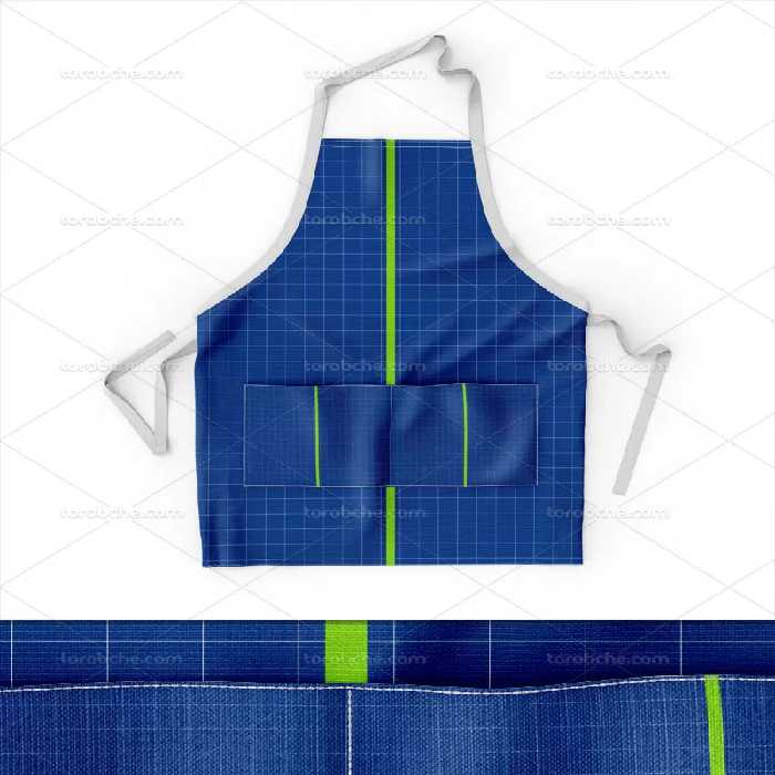 موکاپ پیش بند آشپزی | گرافیک با طعم تربچه