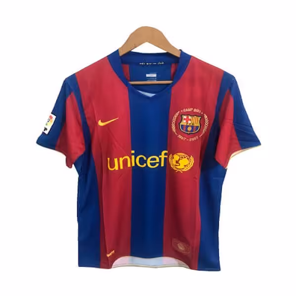 لباس کلاسیک اول بارسلونا فصل2007