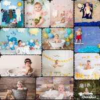 فتوشاپ و مونتاژ عکس کودک با تم حمام