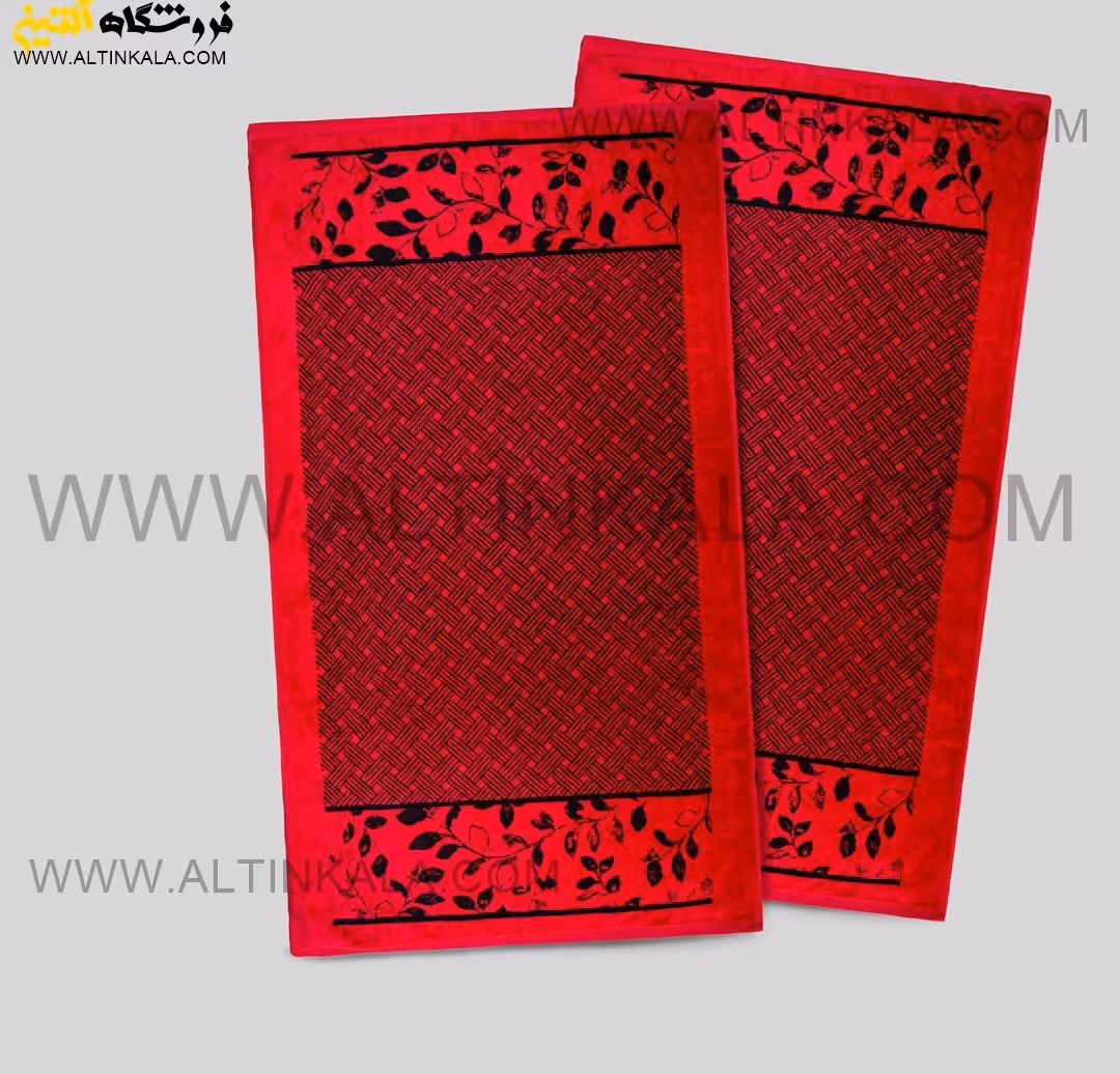 حوله استخری پودایران طرح نویان قرمز سایز 70*140