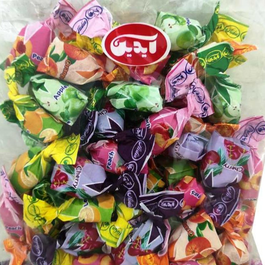 ابنبات مخلوط میوه ای با مغز پاستیل